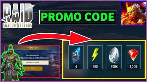 where to put promo code raid shadow legends